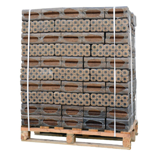 Holzbriketts Pinikay 100% Eiche Palette (960Kg)