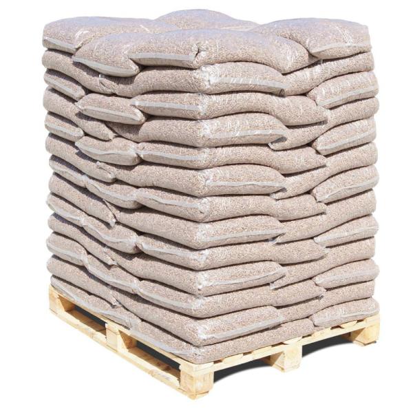 Holzpellets Hartholz Eiche 6mm, 975kg Palette