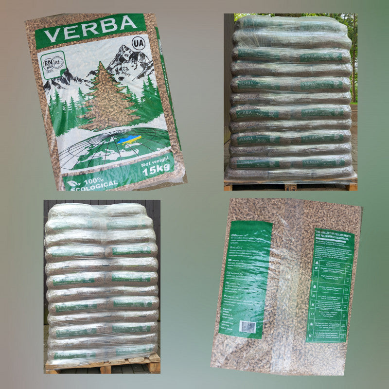 Verba Holzpellets / Einstreupellets 6mm 70x15 kg ENplus A1