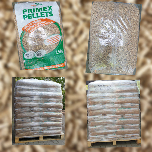 Primex Holzpellets 6 mm 66x15 kg ENplus A1 + DINplus zertifiziert