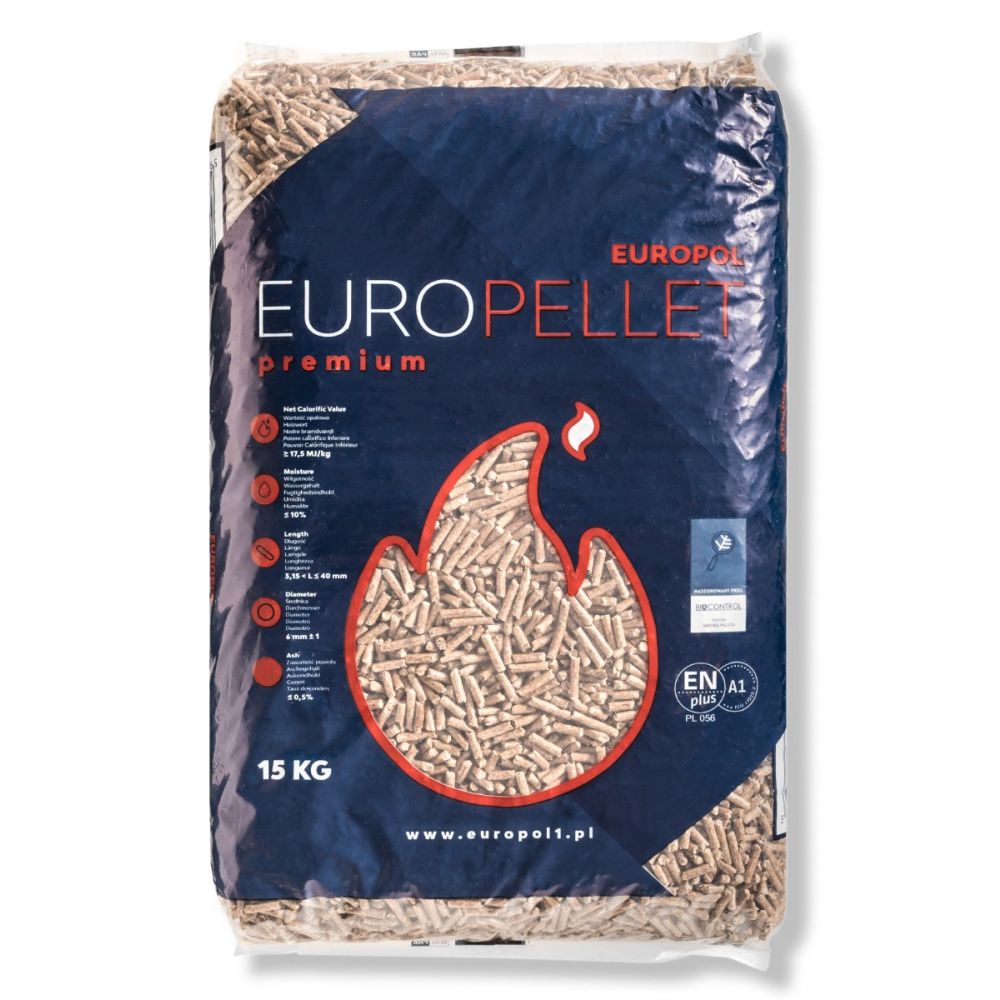 Premium-Holzpellets Europol mit Lieferung in ganz Deutschland schon ab 1 Palette